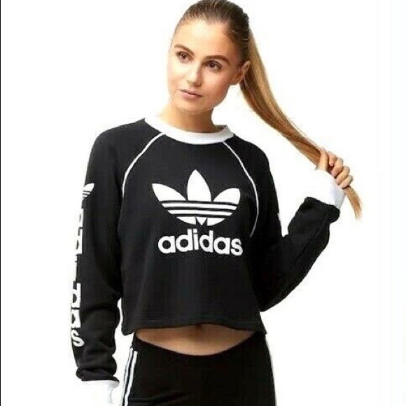 Adidas Cropped Sweatshirt - Picture 2 of 4